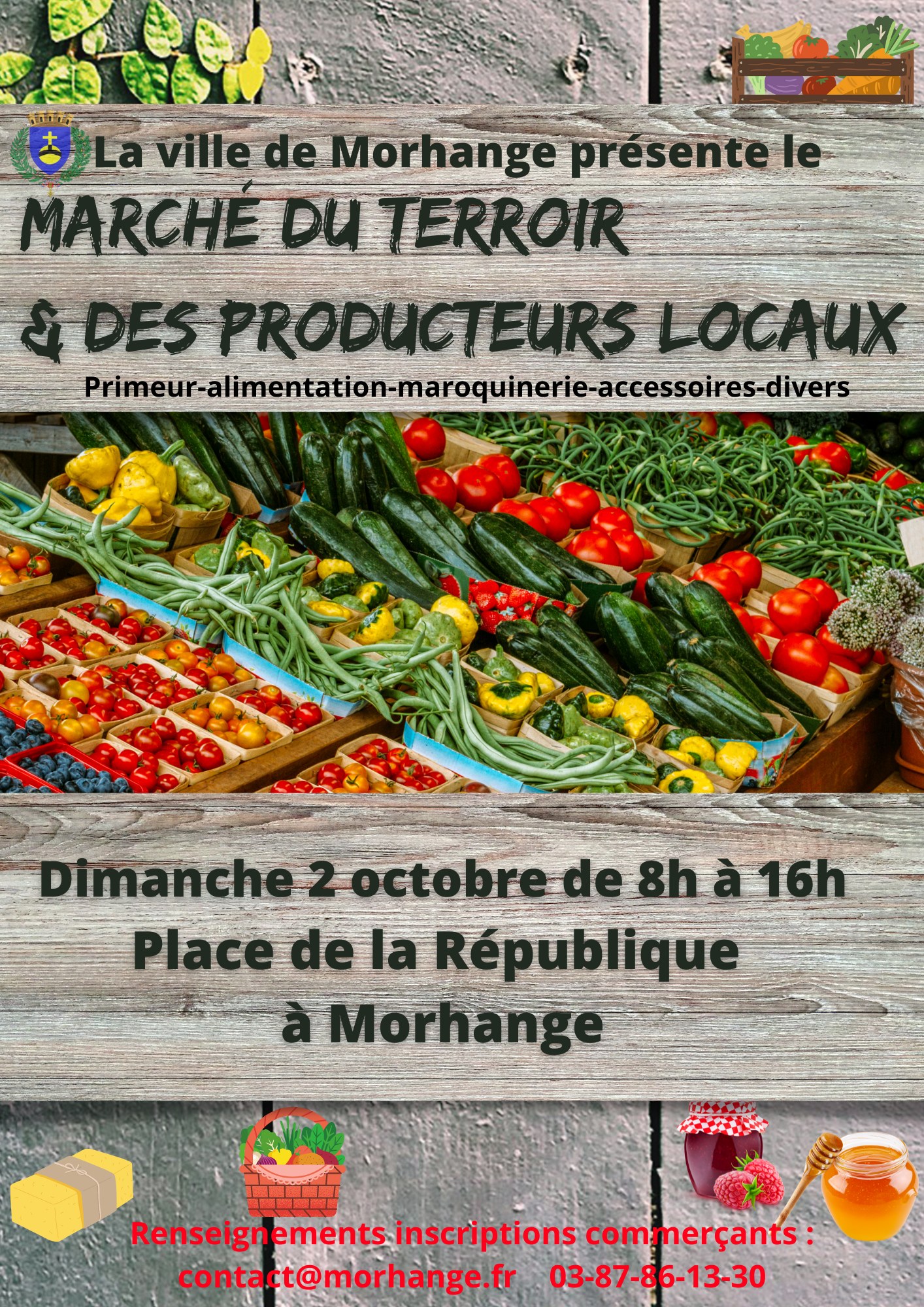 Premier marché du dimanche sur le thème "Terroir et producteurs locaux"